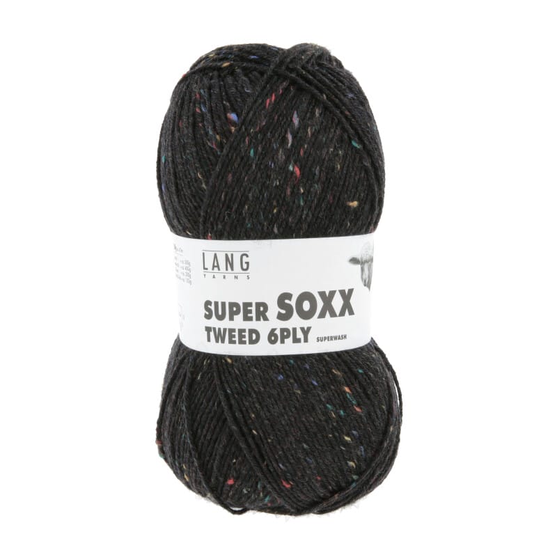 SUPER SOXX TWEED 6-FACH/PLY - 1137 - SCHWARZ 1137.0004