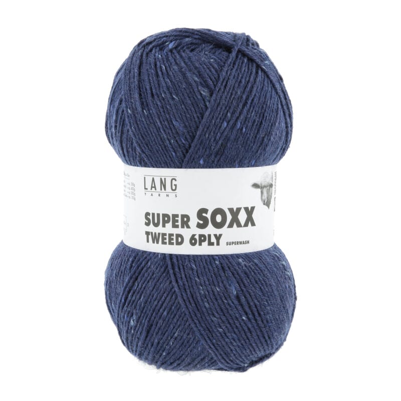 SUPER SOXX TWEED 6-FACH/PLY - 1137 - BLAU 1137.0006