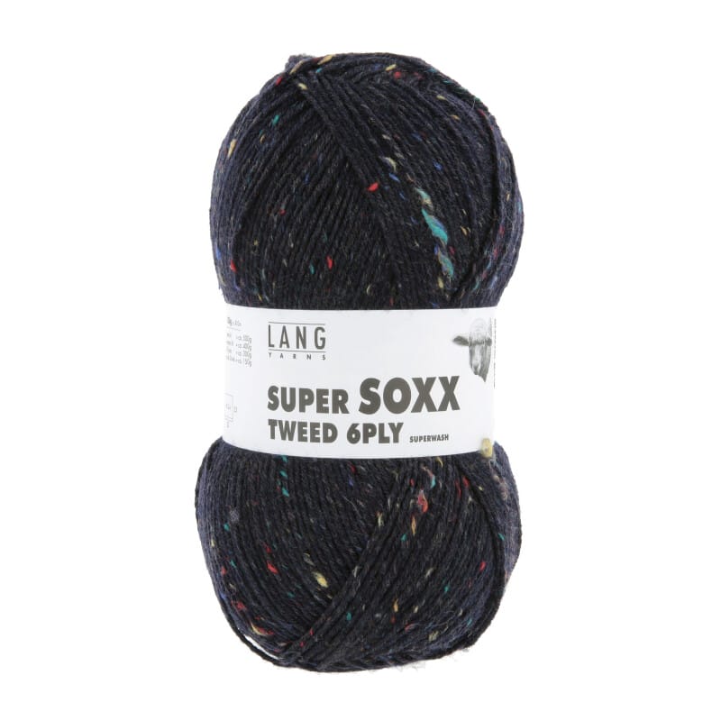 SUPER SOXX TWEED 6-FACH/PLY - 1137 - NACHTBLAU 1137.0025