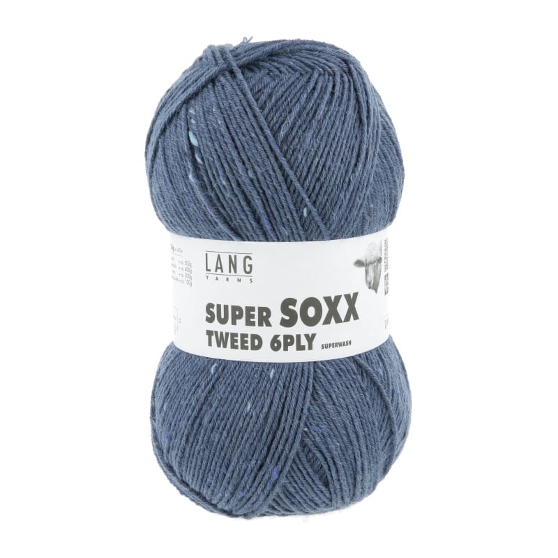 SUPER SOXX TWEED 6-FACH/PLY - 1137 - JEANS DUNKEL 1137.0034