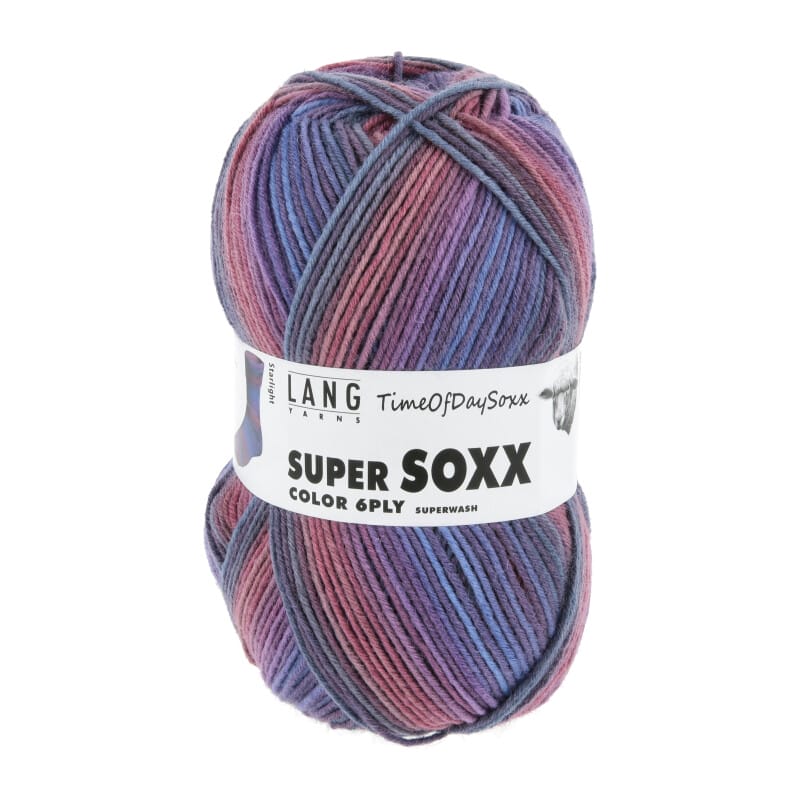 SUPER SOXX COLOR 6-FACH/PLY - 910 - VIOL/BLAU/FUCSI 1147 STARLIGHT 910.0532