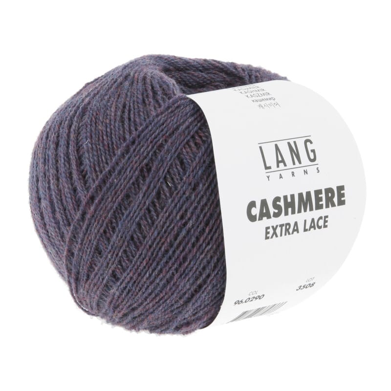 CASHMERE EXTRA LACE - 96 - DUNKELVIOLETT MÉLANGE 96.0290