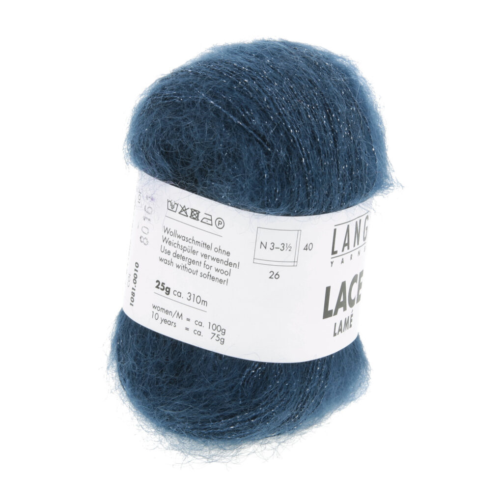 LACE LAMÉ - 1081 - STAHLBLAU 1081.0010