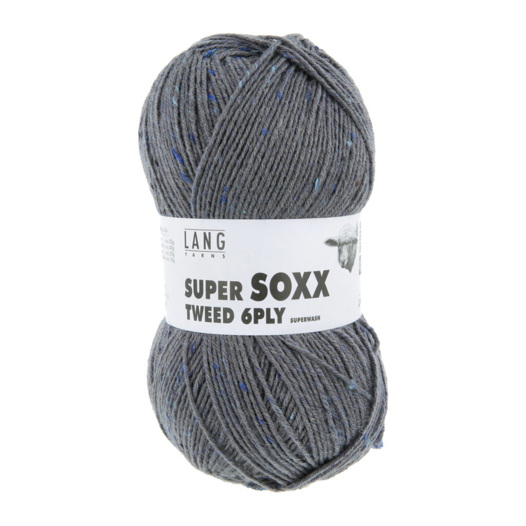 SUPER SOXX TWEED 6-FACH/PLY - 1137 - DUNKELGRAU 1137.0005