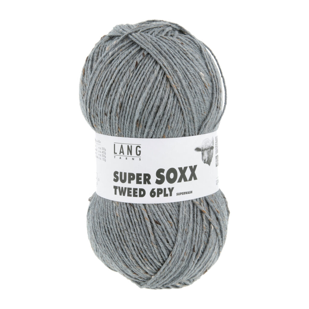 SUPER SOXX TWEED 6-FACH/PLY - 1137 - MAUSGRAU 1137.0024