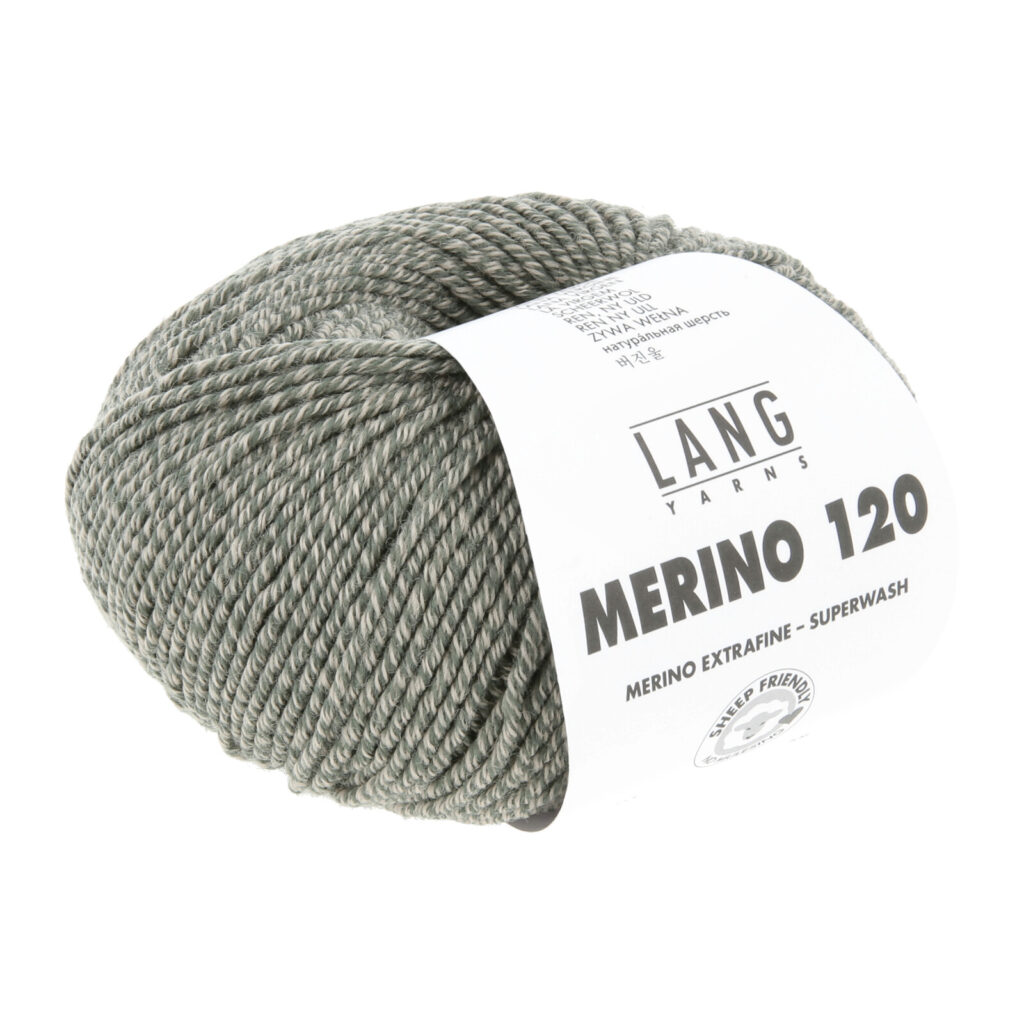 MERINO 120 - 34 - WALDGRÜN/BEIGE MOULINÉ 34.0155