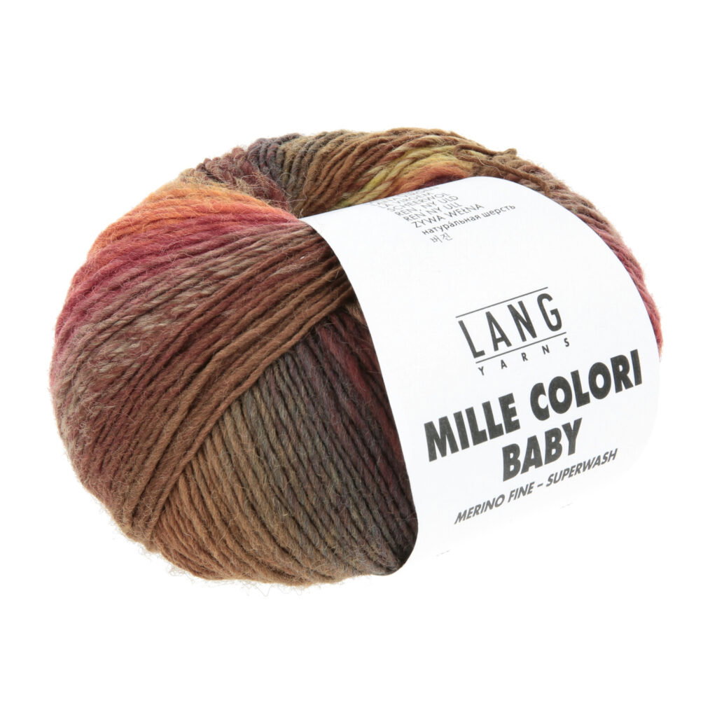 MILLE COLORI BABY - 845 - BRAUN/WALDGRÜN/AUBERGINE 845.0218