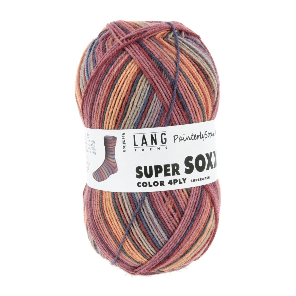 SUPER SOXX COLOR 4-FACH - 901 - PFIRSICH/ROSA 1150 VERMILION 901.0547