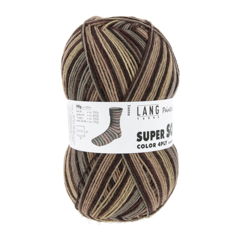 SUPER SOXX COLOR 4-FACH - 901 - BRAUN/BEIGE 1150 SIENNA 901.0550