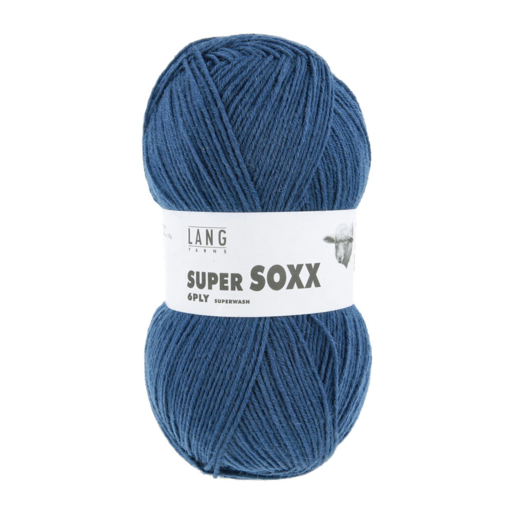 SUPER SOXX 6-FACH/6-PLY - 907 - STAHLBLAU 907.0010