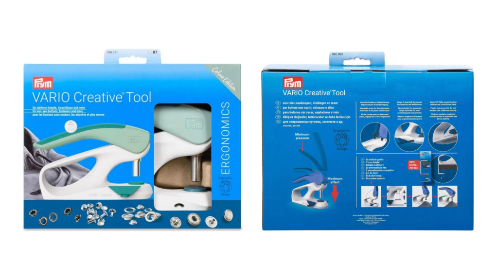 Prym VARIO Creative Tool Colour Edition in Mint und Weiss