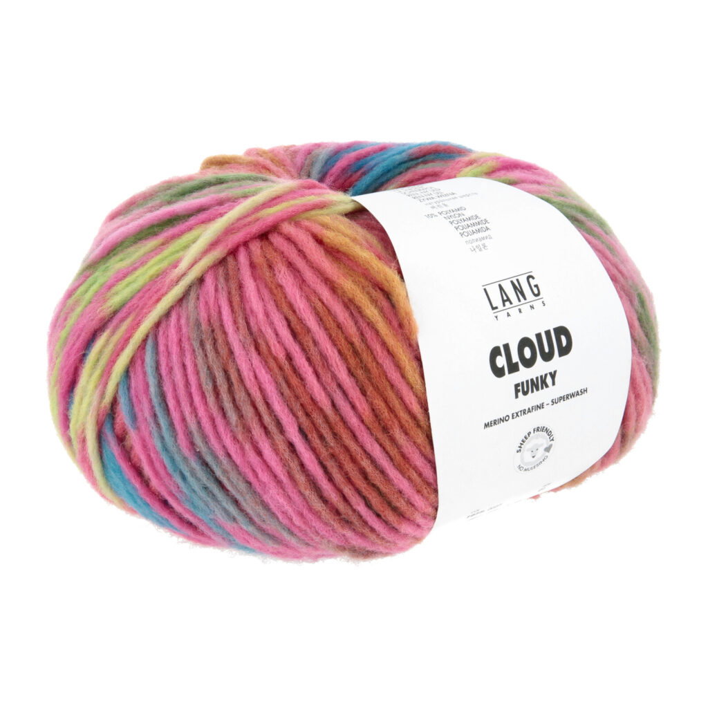CLOUD - 1077 - ROSA/BLAU/HELLGRÜN/FUCHSIA 1077.0027