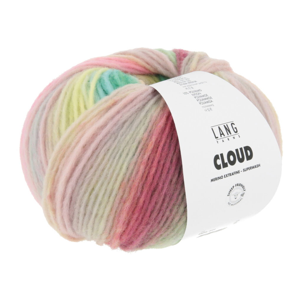 CLOUD - 1077 - GELB/GRÜN/TÜRKIS/PINK 1077.0029