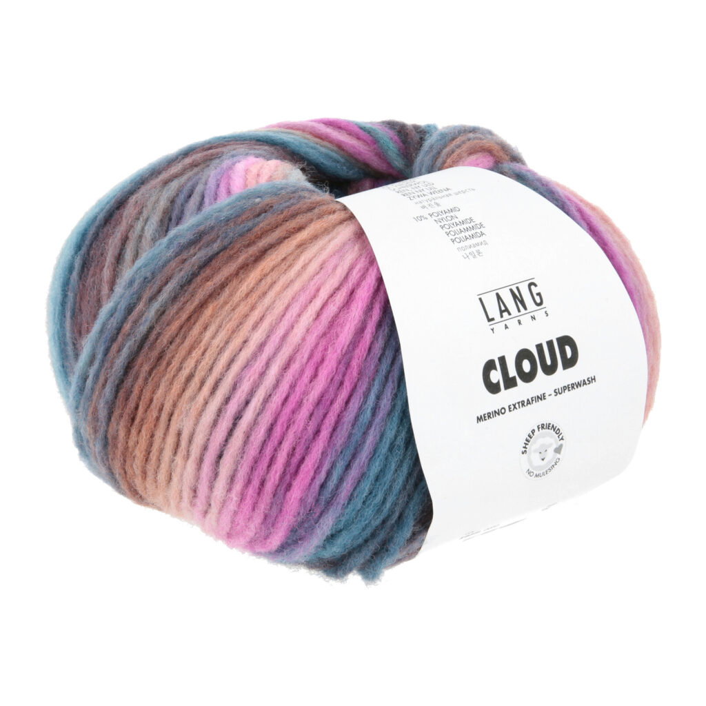 CLOUD - 1077 - PINK/EISBLAU/PETROL/VIOLETT 1077.0032