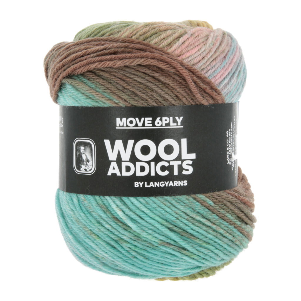 MOVE 6-FACH/6-PLY - 1146 - BLUE/GREEN/ORANGE/LILAC 1146.0013