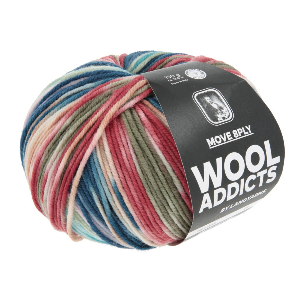 MOVE 8-FACH/8-PLY - 1147 - RED/NAVY/OLIVE/TURQUOISE 1147.0014
