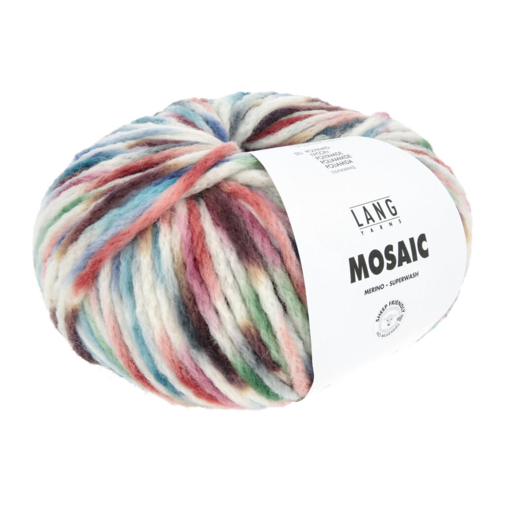 MOSAIC - 1165 - TÜRKIS/ROT/GRÜN/MAUVE 1165.0010