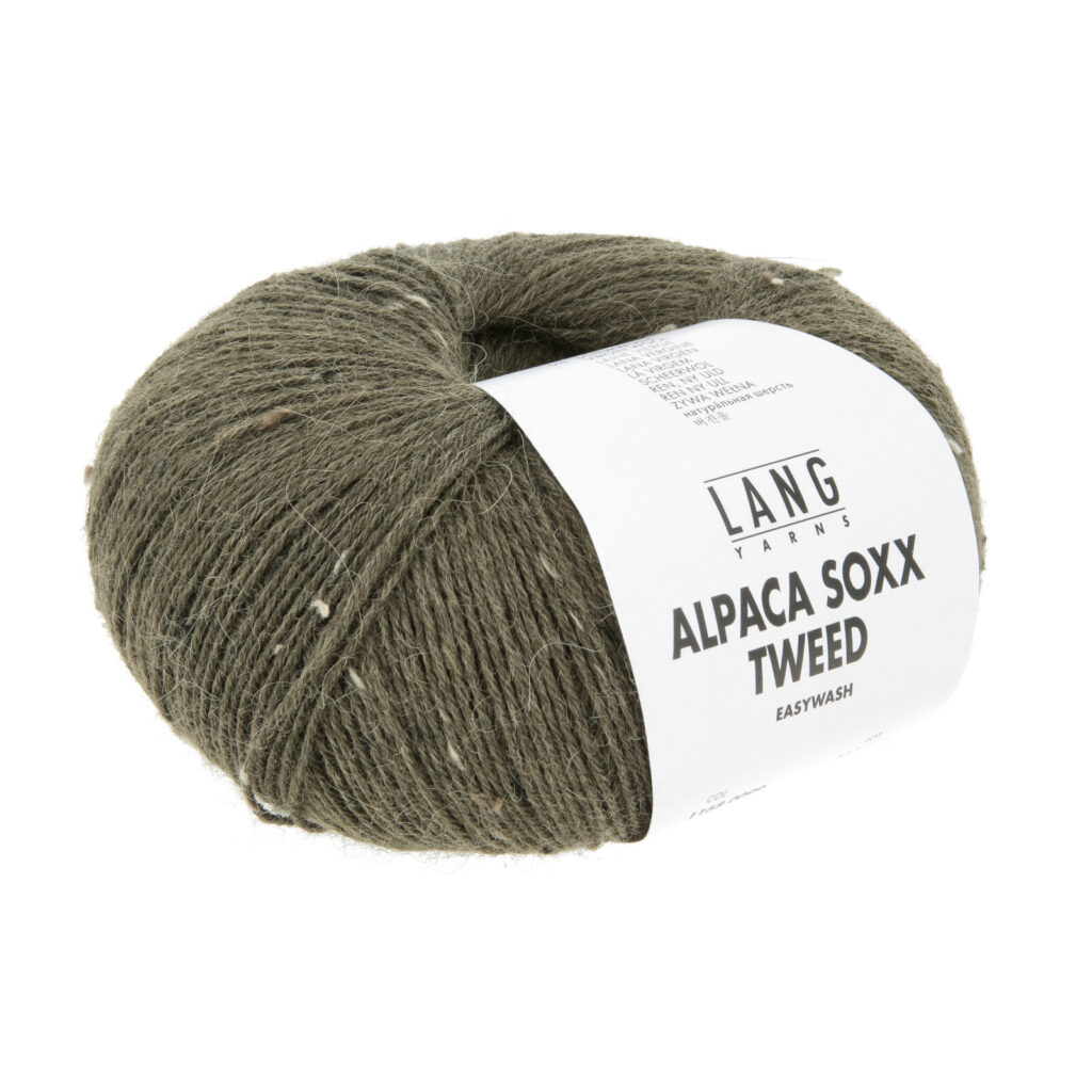 ALPACA SOXX TWEED - 1168 - KROKODILGRÜN 1168.0099