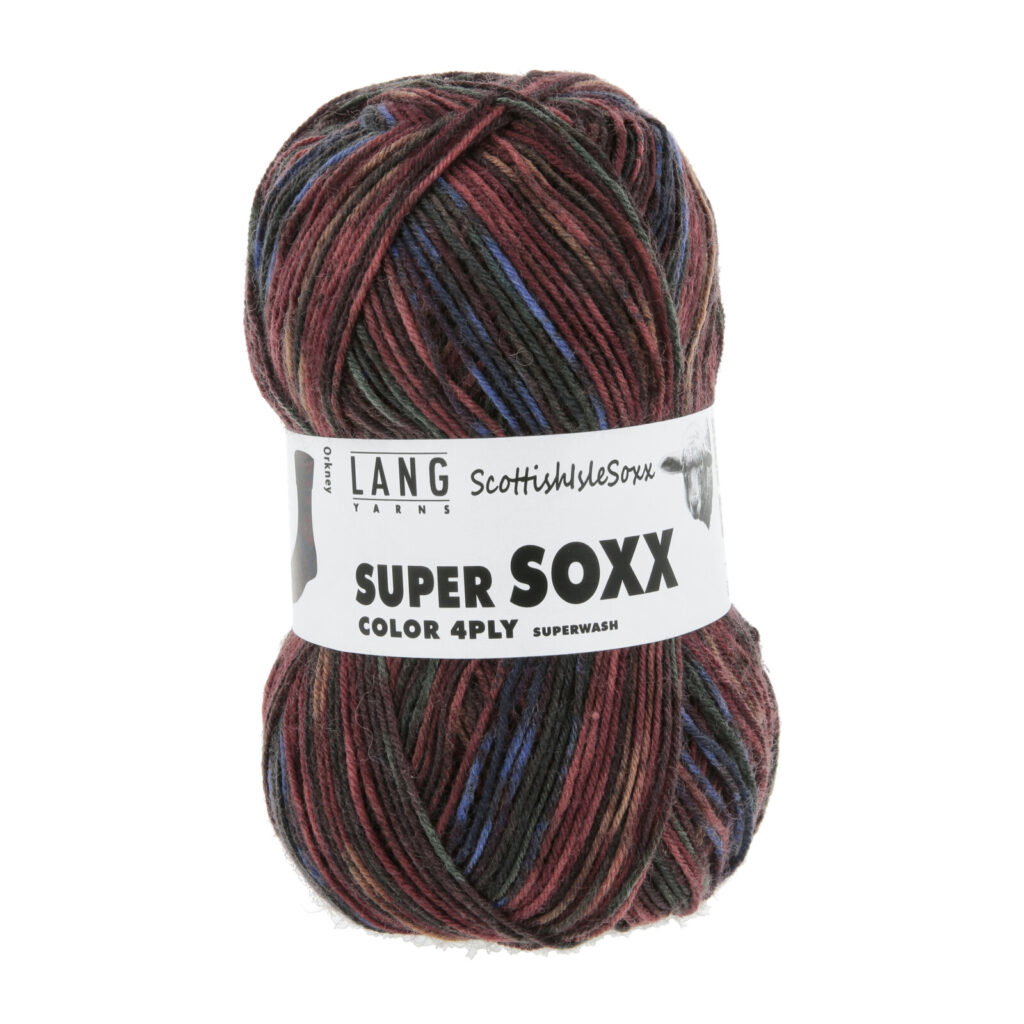 SUPER SOXX COLOR 4-FACH - 901 - ORANGE/BLAU 1154 ORKNEY 901.0571