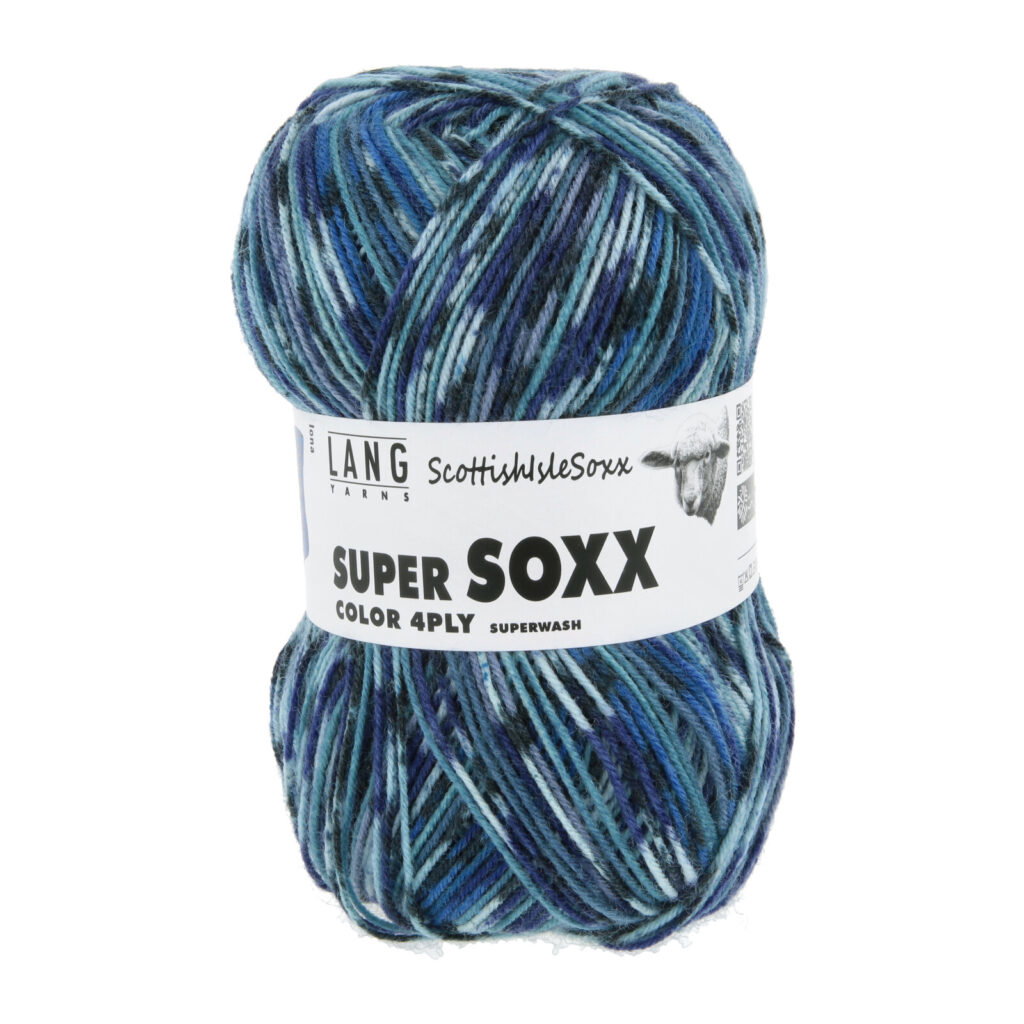 SUPER SOXX COLOR 4-FACH - 901 - BLAU 1154 IONA 901.0576