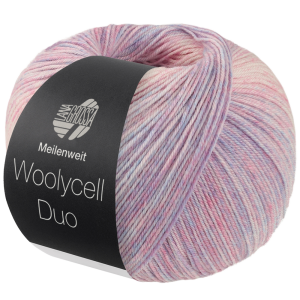 MEILENWEIT 100 WOOLYCELL DUO - 1425 - BLAULILA//ROSA/CREME YA-14256003