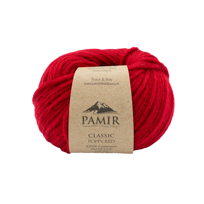 Pamir Fine Fibres CLASSIC Cashmere POPPY RED 005.190