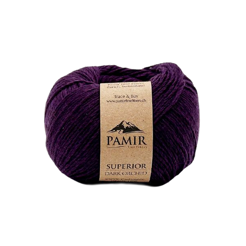Pamir Fine Fibres SUPERIOR Cashmere DARK ORCHID 003.120
