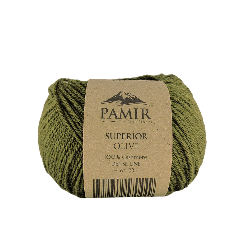 Pamir Fine Fibres SUPERIOR Cashmere OLIVE 003.180