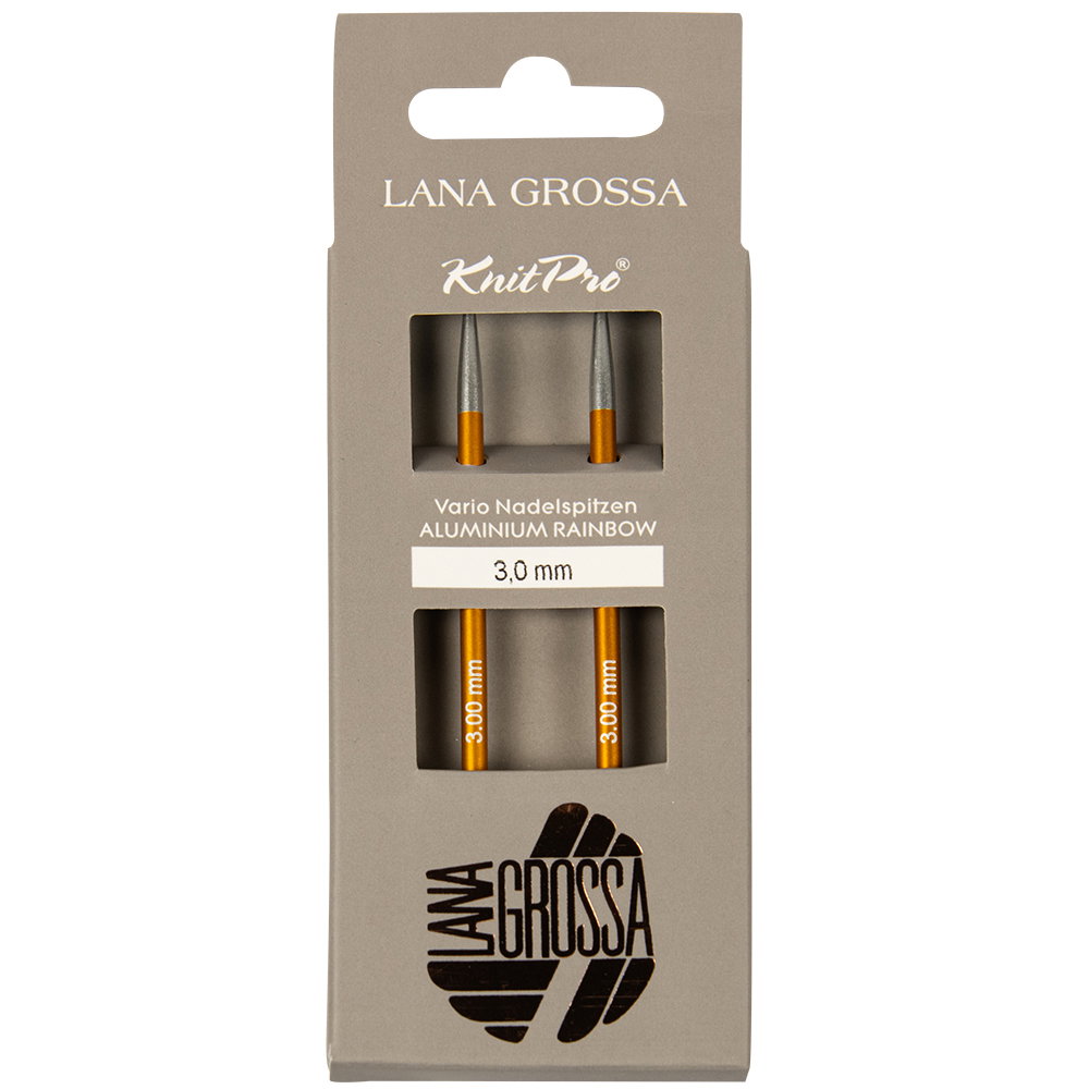LANA GROSSA Nadelspitzen Vario Alu Rainbow