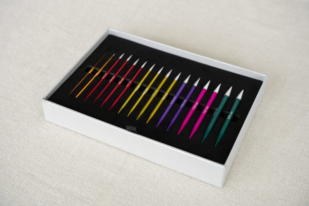 LANA GROSSA Rundstricknadel-Set Alu Rainbow