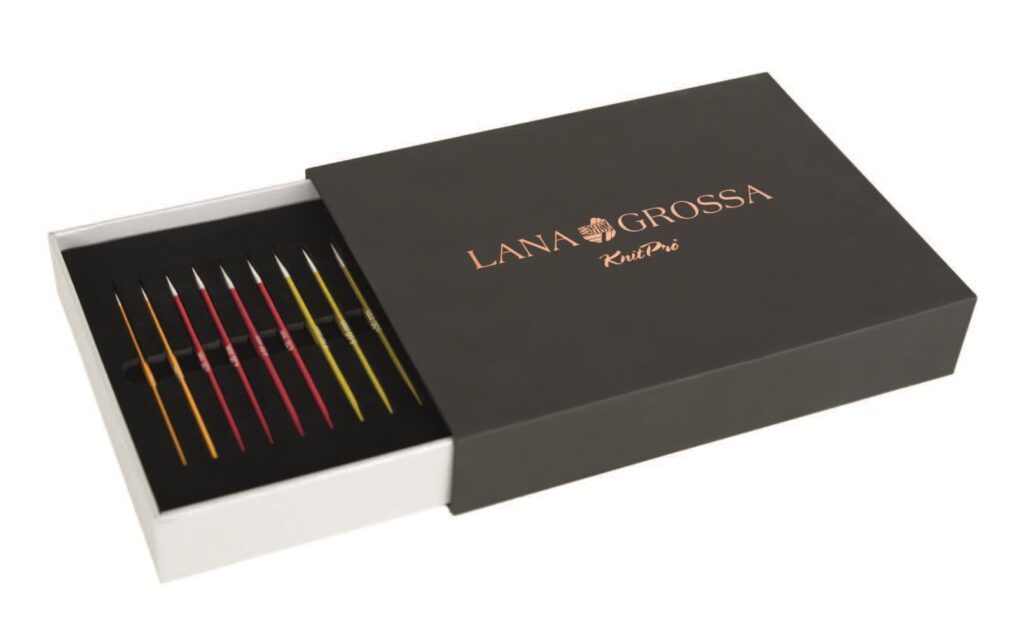 LANA GROSSA Rundstricknadel-Set Alu Rainbow