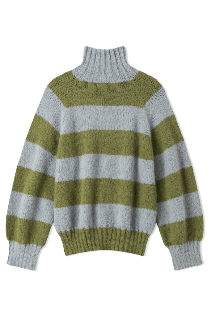 LANA GROSSA Top-down-pullover - Modell 22 Filati Journal 72