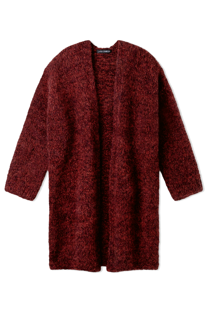 LANA GROSSA Top-down-kurzmantel - Modell 39 Filati Journal 72