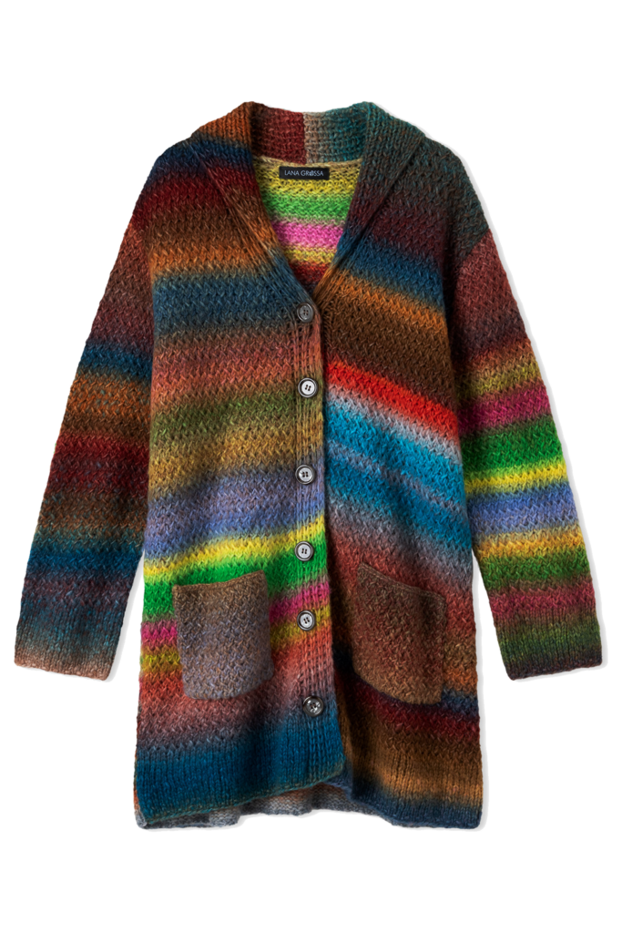 LANA GROSSA Longjacke - Modell 53 Filati Journal 72