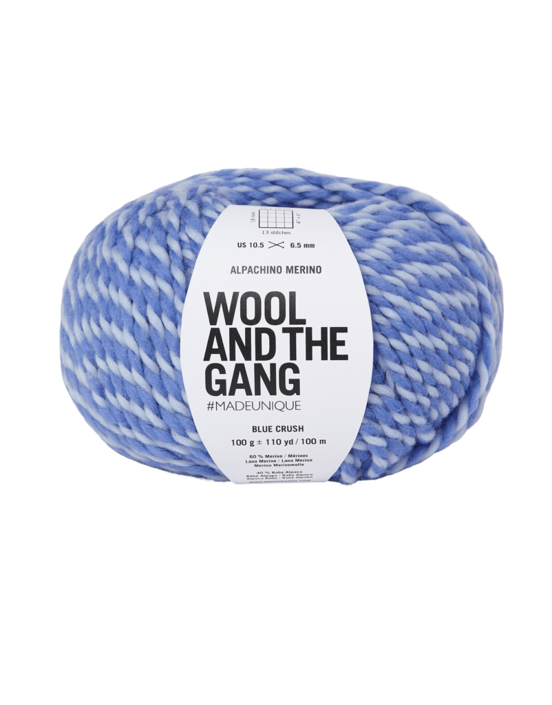 WOOL AND THE GANG Alpachino Merino Twist BLUE CRUSH YA373612363