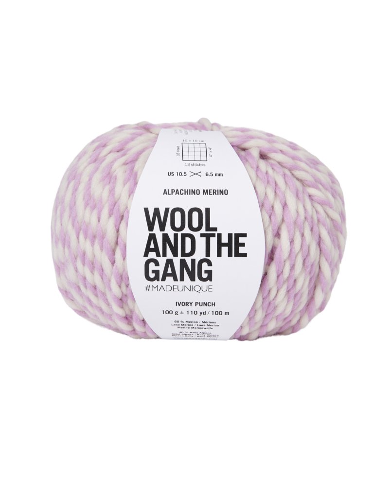 WOOL AND THE GANG Alpachino Merino Twist IVORY PUNCH YA086781365