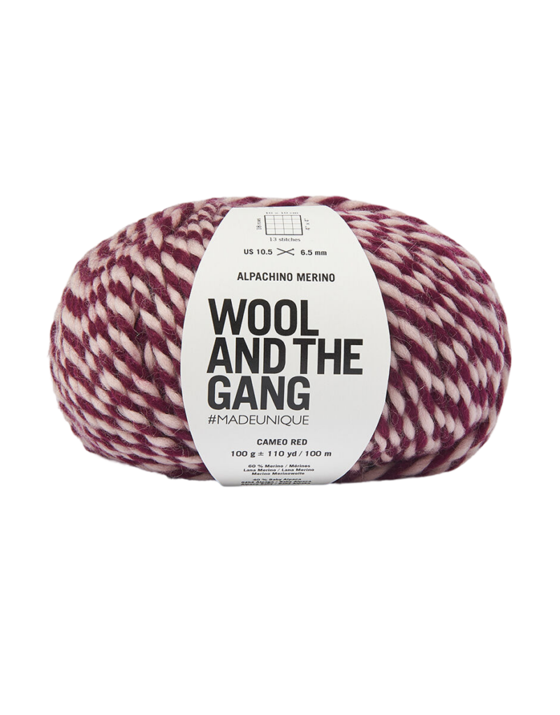 WOOL AND THE GANG Alpachino Merino Twist CAMEO RED YA025363220