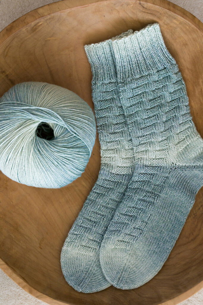 LANA GROSSA Socken - Modell 2 Meilenweit Socktober 09