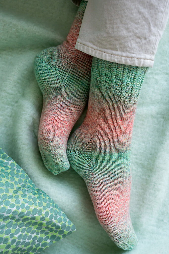 LANA GROSSA Socken - Modell 5 Meilenweit Socktober 09