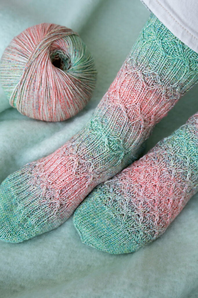LANA GROSSA Socken - Modell 8 Meilenweit Socktober 09